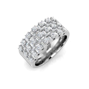 Diamond Baguette & Brilliant Ring in 10K/14K gold and platinum with certified lab-grown or natural diamonds
