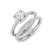 Diamond Readibg Engagement Ring in 10K/14K gold and platinum with certified lab-grown or natural diamonds