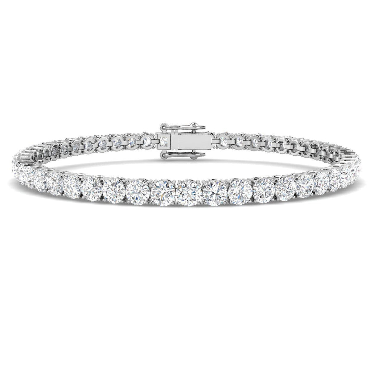 Lab Grown Diamond Tennis Bracelet in 10K/14K gold and platinum with certified lab-grown or natural diamonds