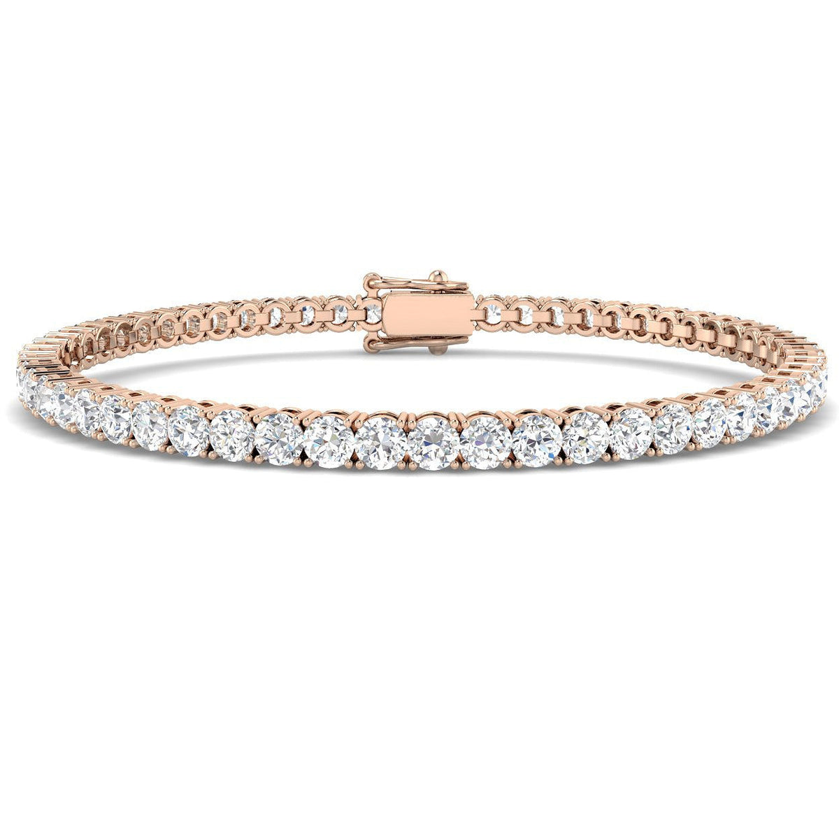 Lab Grown Diamond Tennis Bracelet in 10K/14K gold and platinum with certified lab-grown or natural diamonds