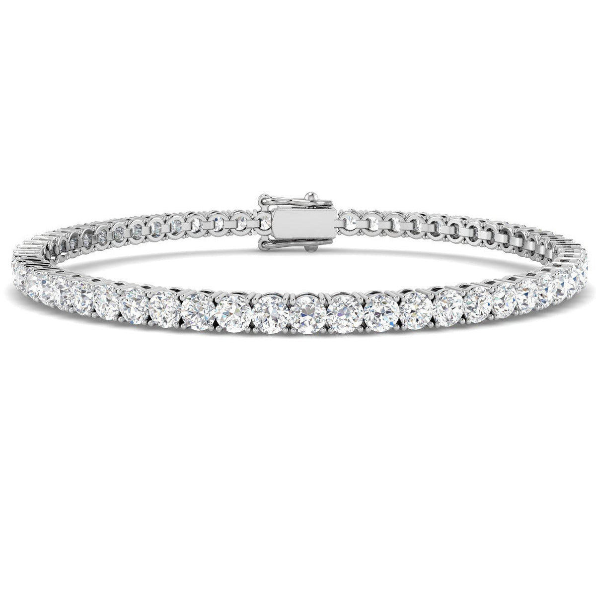 Lab Grown Diamond Tennis Bracelet in 10K/14K gold and platinum with certified lab-grown or natural diamonds