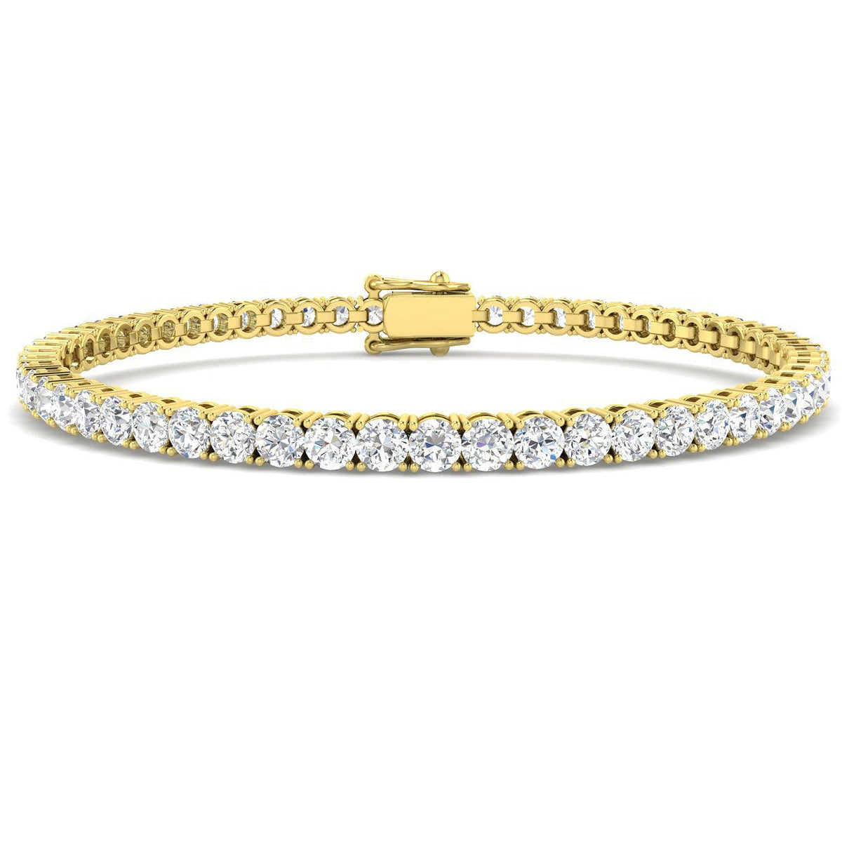 Lab Grown Diamond Tennis Bracelet in 10K/14K gold and platinum with certified lab-grown or natural diamonds