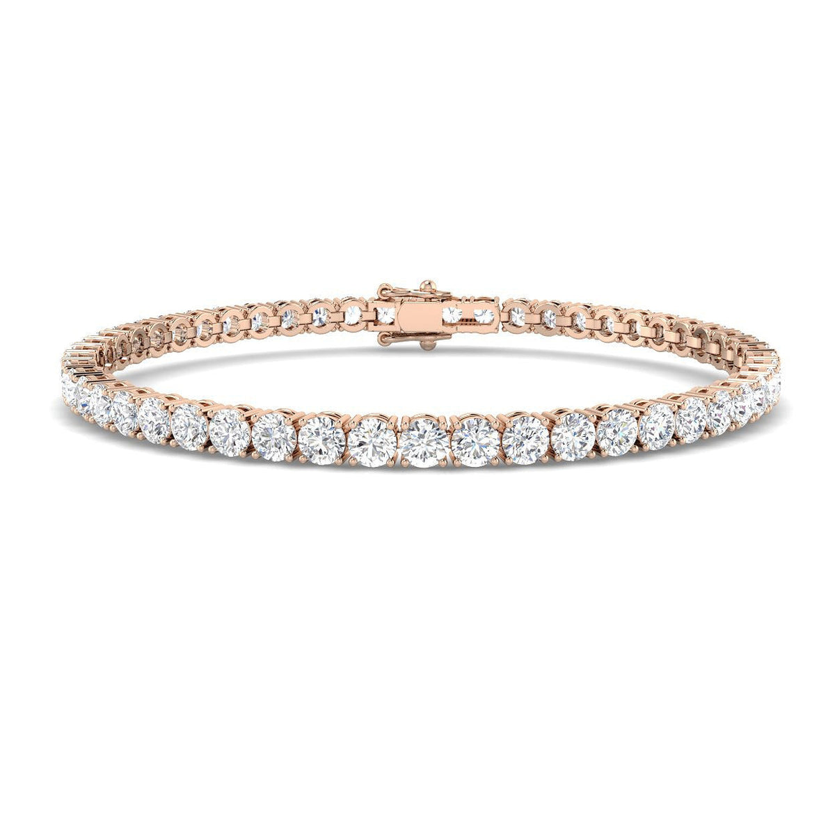 Lab Grown Diamond Tennis Bracelet in 10K/14K gold and platinum with certified lab-grown or natural diamonds