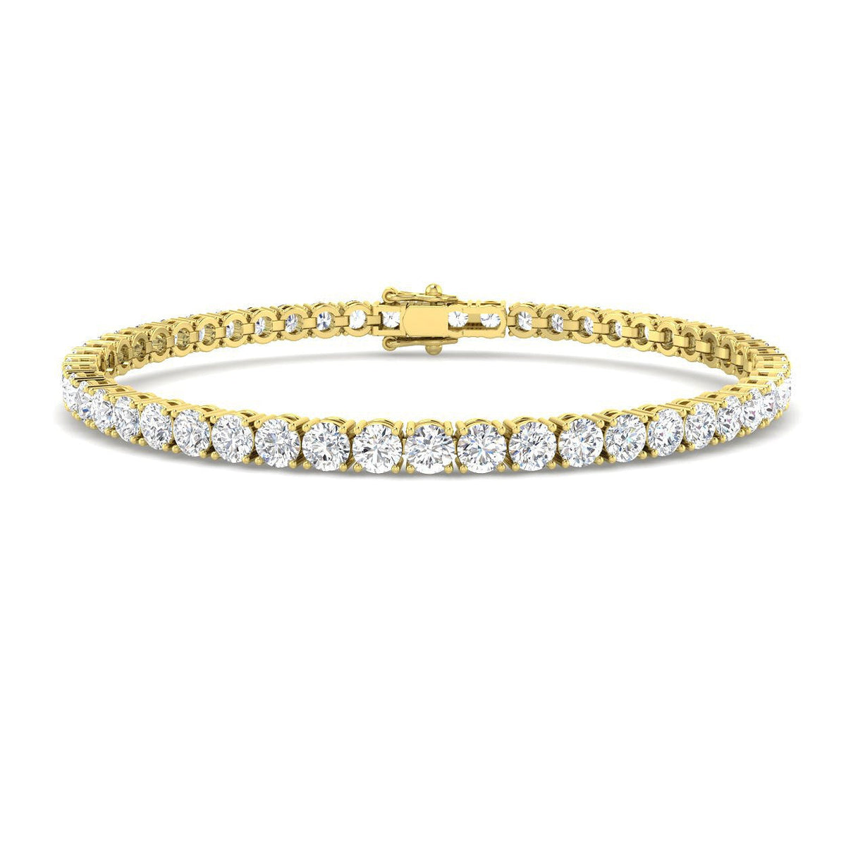 Lab Grown Diamond Tennis Bracelet in 10K/14K gold and platinum with certified lab-grown or natural diamonds