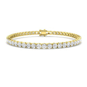 Lab Grown Diamond Tennis Bracelet in 10K/14K gold and platinum with certified lab-grown or natural diamonds