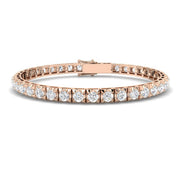 Lab Grown Diamond Tennis Bracelet in 10K/14K gold and platinum with certified lab-grown or natural diamonds