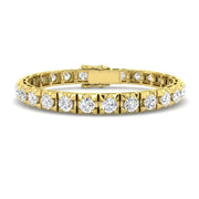 Lab Grown Diamond Tennis Bracelet in 10K/14K gold and platinum with certified lab-grown or natural diamonds
