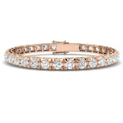 Lab Grown Diamond Tennis Bracelet in 10K/14K gold and platinum with certified lab-grown or natural diamonds