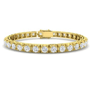 Lab Grown Diamond Tennis Bracelet in 10K/14K gold and platinum with certified lab-grown or natural diamonds