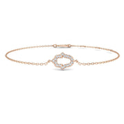 Natural Diamond Hamsa Bracelet in 10K/14K gold and platinum with certified lab-grown or natural diamonds