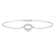 Natural Diamond Hamsa Bracelet in 10K/14K gold and platinum with certified lab-grown or natural diamonds