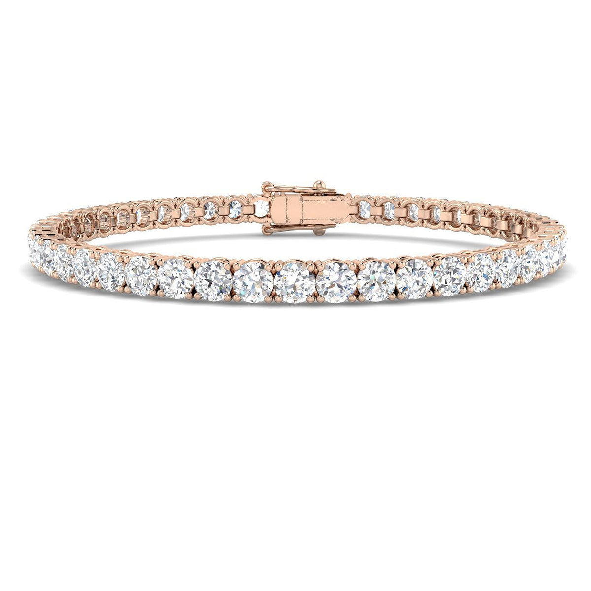 Lab Grown Diamond Tennis Bracelet in 10K/14K gold and platinum with certified lab-grown or natural diamonds