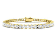 Lab Grown Diamond Tennis Bracelet in 10K/14K gold and platinum with certified lab-grown or natural diamonds