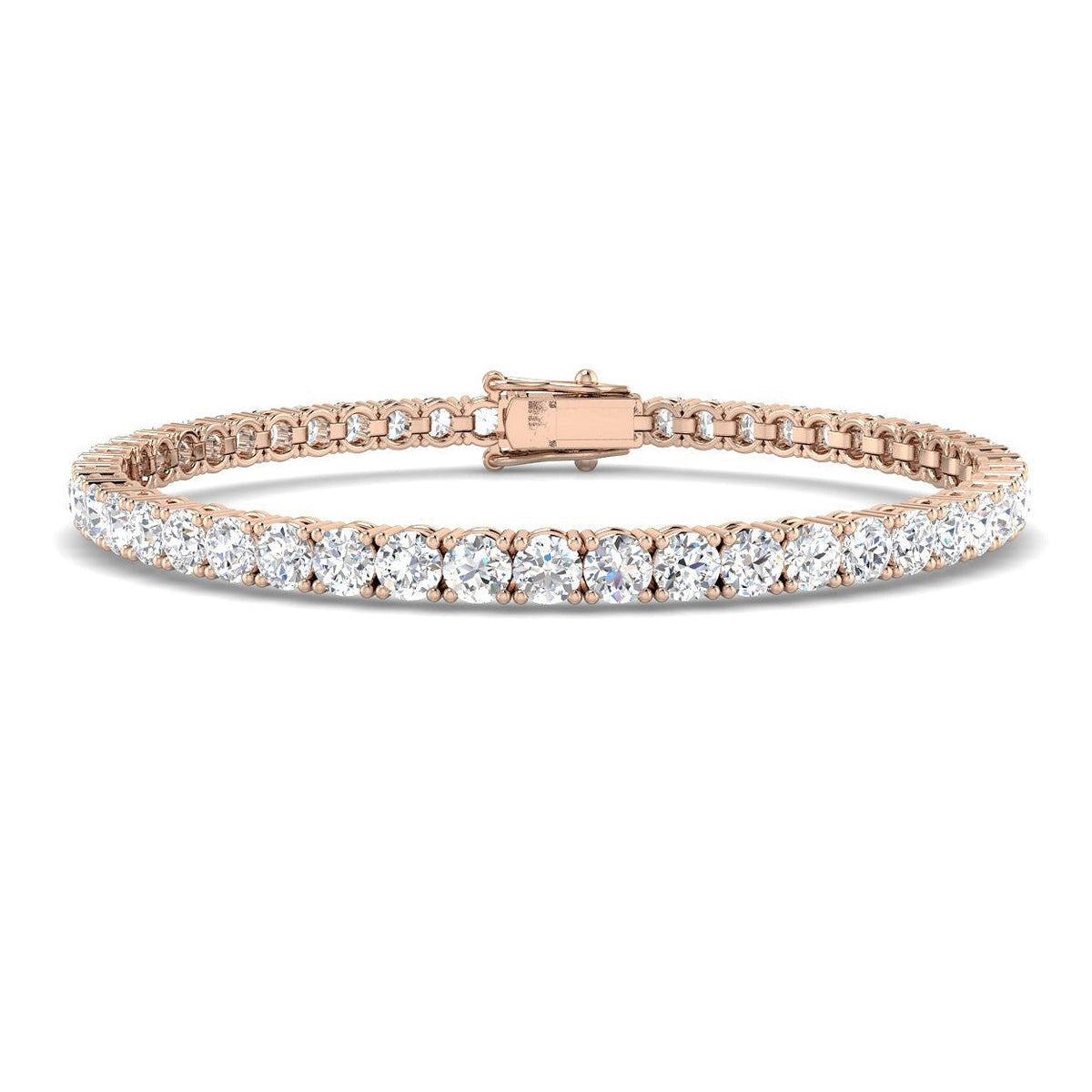 Lab Grown Diamond Tennis Bracelet in 10K/14K gold and platinum with certified lab-grown or natural diamonds