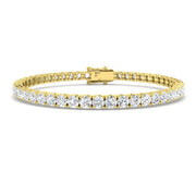 Lab Grown Diamond Tennis Bracelet in 10K/14K gold and platinum with certified lab-grown or natural diamonds