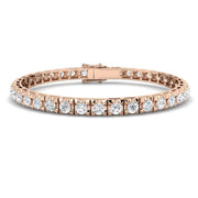 Lab Grown Diamond Tennis Bracelet in 10K/14K gold and platinum with certified lab-grown or natural diamonds