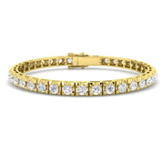 Lab Grown Diamond Tennis Bracelet in 10K/14K gold and platinum with certified lab-grown or natural diamonds