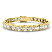 Lab Grown Diamond Tennis Bracelet in 10K/14K gold and platinum with certified lab-grown or natural diamonds