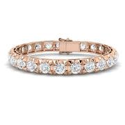 Lab Grown Diamond Tennis Bracelet in 10K/14K gold and platinum with certified lab-grown or natural diamonds