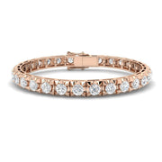 Lab Grown Diamond Tennis Bracelet in 10K/14K gold and platinum with certified lab-grown or natural diamonds