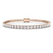 Lab Grown Diamond Tennis Bracelet in 10K/14K gold and platinum with certified lab-grown or natural diamonds