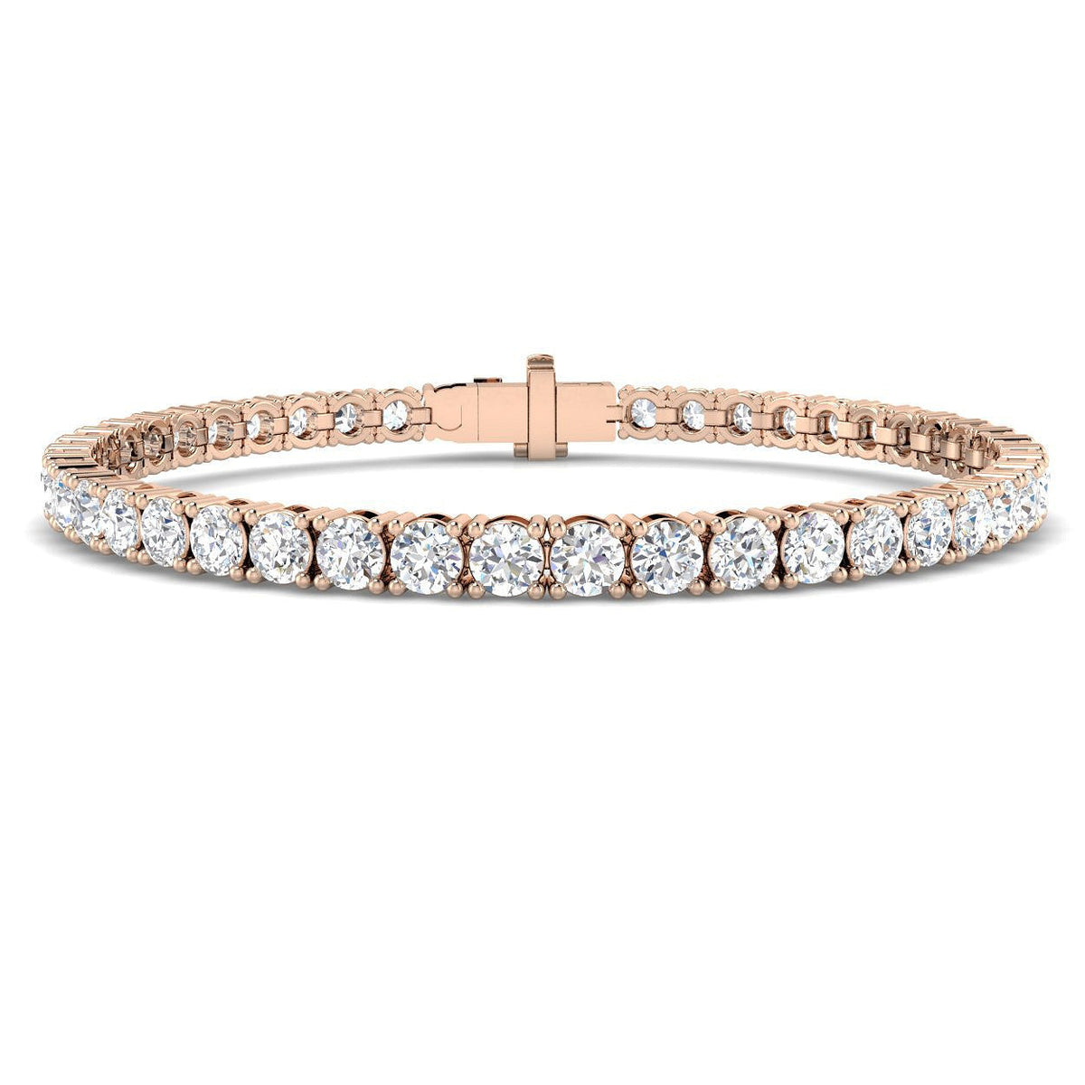 Lab Grown Diamond Tennis Bracelet in 10K/14K gold and platinum with certified lab-grown or natural diamonds