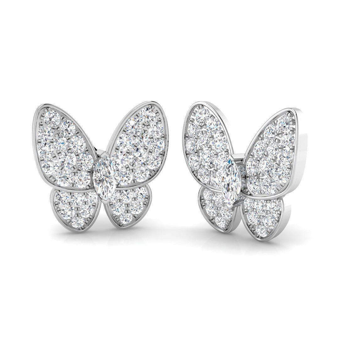 3ct Gold Diamond Shape Earrings - Elegant Luxury Jewelry in 10K/14K gold and platinum with certified lab-grown or natural diamonds