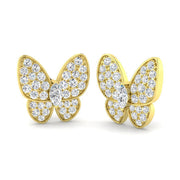 3ct Gold Diamond Shape Earrings - Elegant Luxury Jewelry in 10K/14K gold and platinum with certified lab-grown or natural diamonds