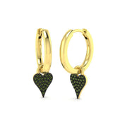 Luysy Heart Gold Diamond Earrings - 0.15ct Luxury Jewelry in 10K/14K gold and platinum with certified lab-grown or natural diamonds