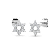 Gold Diamond Earrings - Elegant 0.1ct Shape Jewelry Accessory in 10K/14K gold and platinum with certified lab-grown or natural diamonds