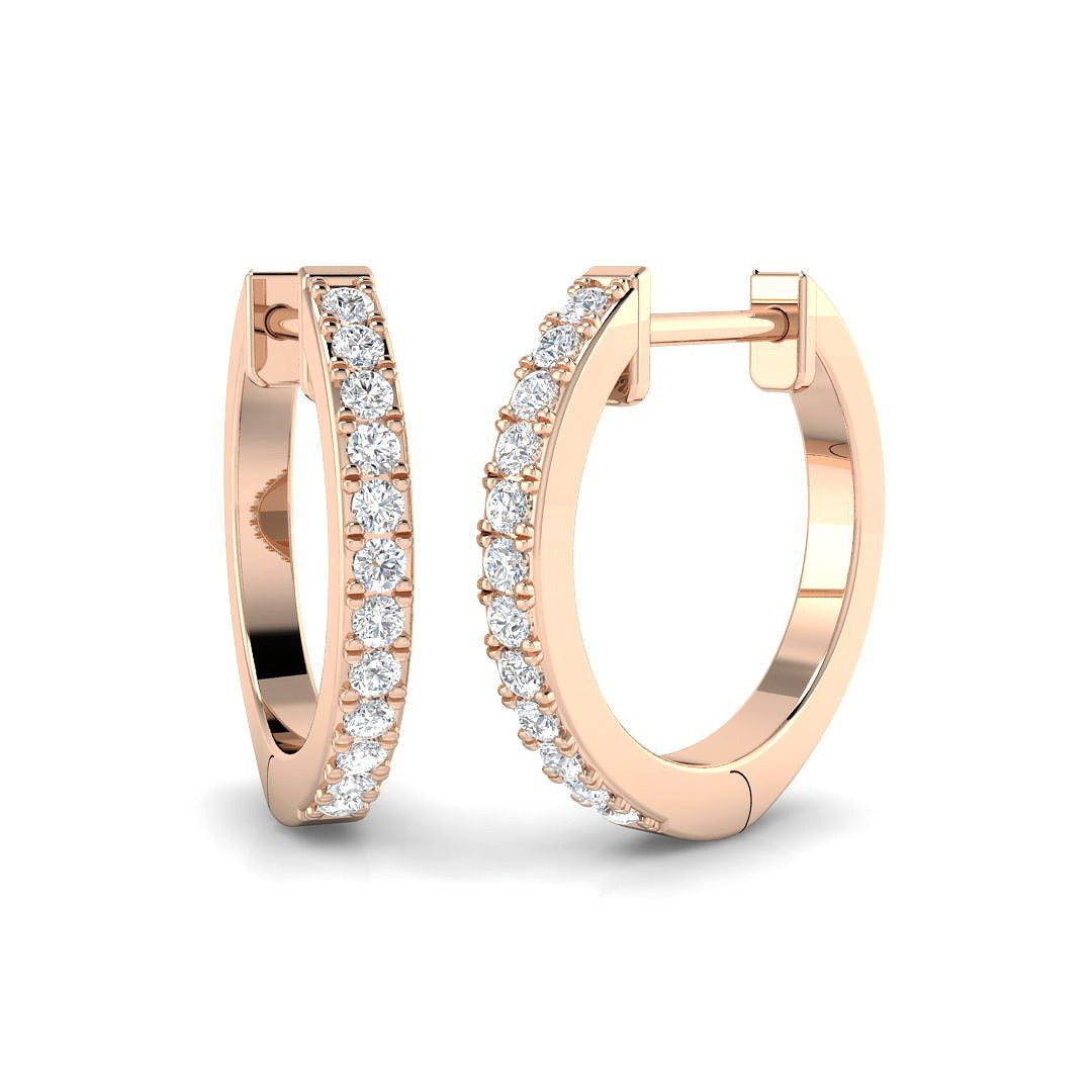 Elegant 0.1 in 10K/14K gold and platinum with certified lab-grown or natural diamonds