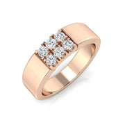 Diamond 6 Stone Classic Ring in 10K/14K gold and platinum with certified lab-grown or natural diamonds