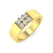 Diamond 6 Stone Classic Ring in 10K/14K gold and platinum with certified lab-grown or natural diamonds