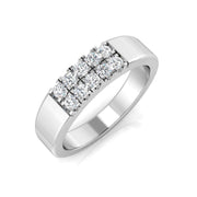Diamond 6-10 Stone Ring in 10K/14K gold and platinum with certified lab-grown or natural diamonds