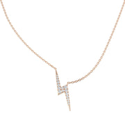 Lightning Diamond Necklace 0.25ct Gold & in 10K/14K gold and platinum with certified lab-grown or natural diamonds