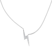 Lightning Diamond Necklace 0.25ct Gold & in 10K/14K gold and platinum with certified lab-grown or natural diamonds