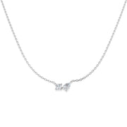Diamond Pendant Necklace 0.5ct Gold & Platinum (Without Chain) in 10K/14K gold and platinum with certified lab-grown or natural diamonds