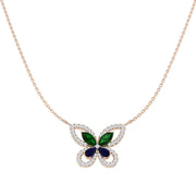 Diamond Necklace 1.75ct Platinum & in 10K/14K gold and platinum with certified lab-grown or natural diamonds
