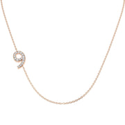 Diamond Pendant Necklace 0.1ct Gold & Platinum (Without Chain) in 10K/14K gold and platinum with certified lab-grown or natural diamonds