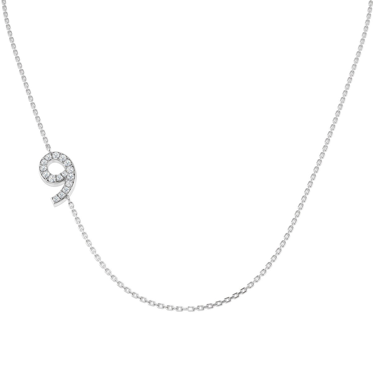 Diamond Pendant Necklace 0.1ct Gold & Platinum (Without Chain) in 10K/14K gold and platinum with certified lab-grown or natural diamonds