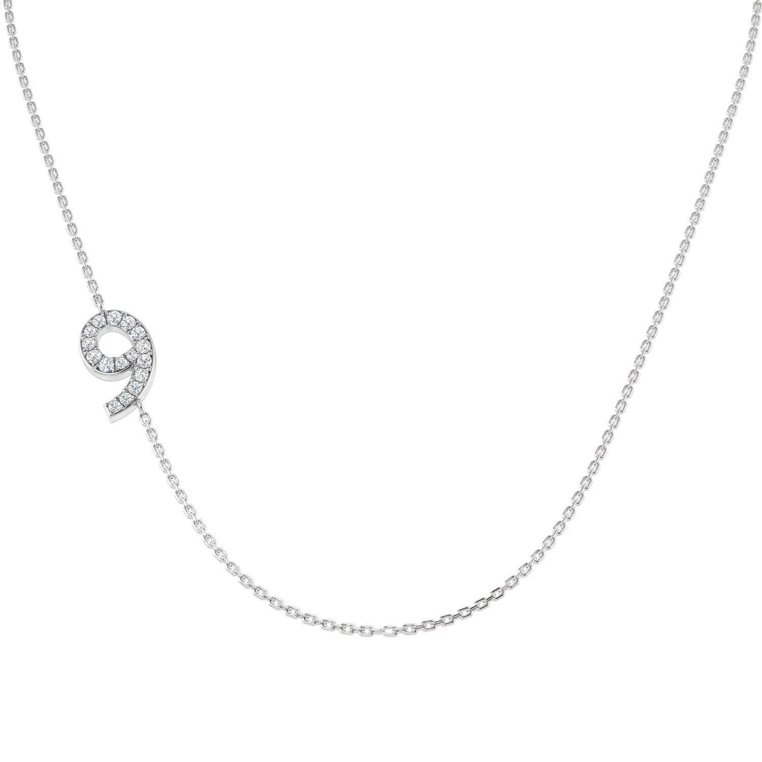 Diamond Pendant Necklace 0.1ct Gold & Platinum (Without Chain) in 10K/14K gold and platinum with certified lab-grown or natural diamonds