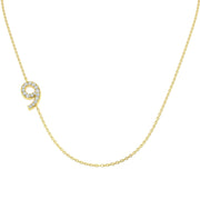 Diamond Pendant Necklace 0.1ct Gold & Platinum (Without Chain) in 10K/14K gold and platinum with certified lab-grown or natural diamonds