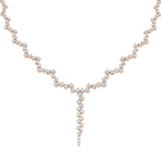 Diamond Y-Necklace 14.0ct Lab & Natural Diamonds in Gold & in 10K/14K gold and platinum with certified lab-grown or natural diamonds