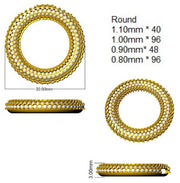 Diamond Circle of Life Pendant Without Chain in 10K/14K gold and platinum with certified lab-grown or natural diamonds