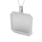 Fancy Diamond Pendant 5ct in 10K/14K gold and platinum with certified lab-grown or natural diamonds