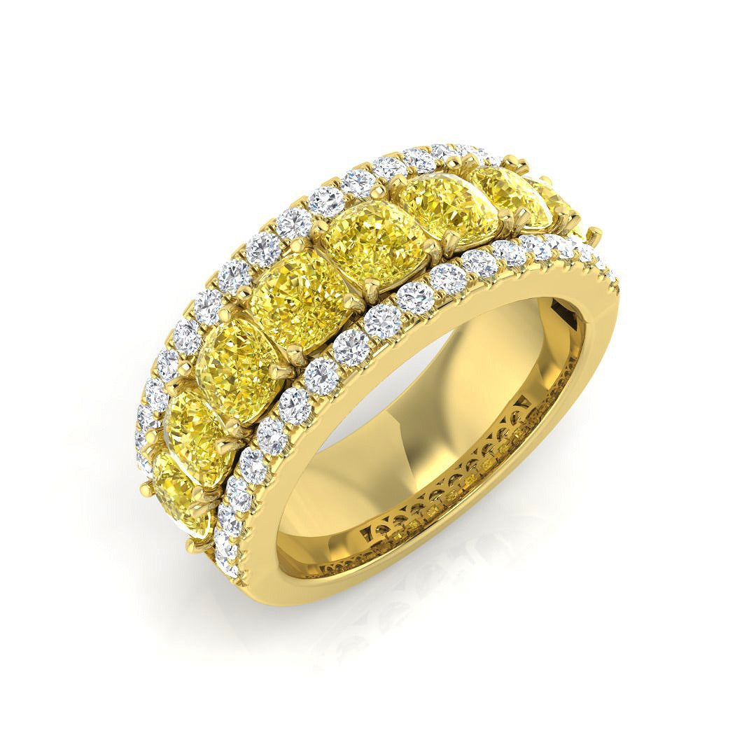 Diamond Engagement Ring in 10K/14K gold and platinum with certified lab-grown or natural diamonds