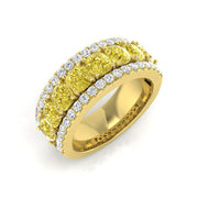 Diamond Engagement Ring in 10K/14K gold and platinum with certified lab-grown or natural diamonds