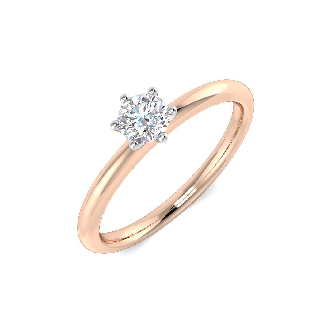 Diamond sivibgktob Engagement Ring in 10K/14K gold and platinum with certified lab-grown or natural diamonds