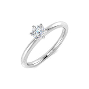 Diamond sivibgktob Engagement Ring in 10K/14K gold and platinum with certified lab-grown or natural diamonds