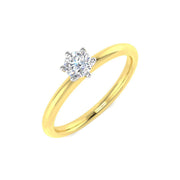 Diamond sivibgktob Engagement Ring in 10K/14K gold and platinum with certified lab-grown or natural diamonds